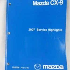2007 Mazda CX-9 Service Highlights